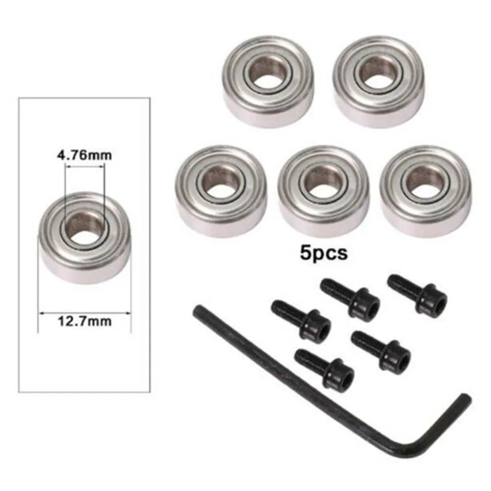 Router Bit Bearing Top Shank Steel For Flush Trim Inner 4.76 Outer 12.7mm Screws Router Bit Bearing Kit for milling head holder
Router Bit Bearing Top Shank Steel For Flush Trim Inner 4.76 Outer 12.7mm Screws Router Bit Bearing Kit for milling head holder