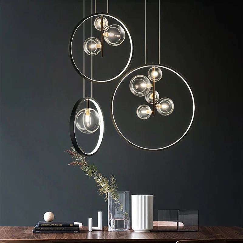 Modern Black Led Chandelier Lighting Living Room Decoration Led Chandeliers Lamp Glass Hanging Lights Indoor Suspended Luminaire
Modern Black Led Chandelier Lighting Living Room Decoration Led Chandeliers Lamp Glass Hanging Lights Indoor Suspended Luminaire