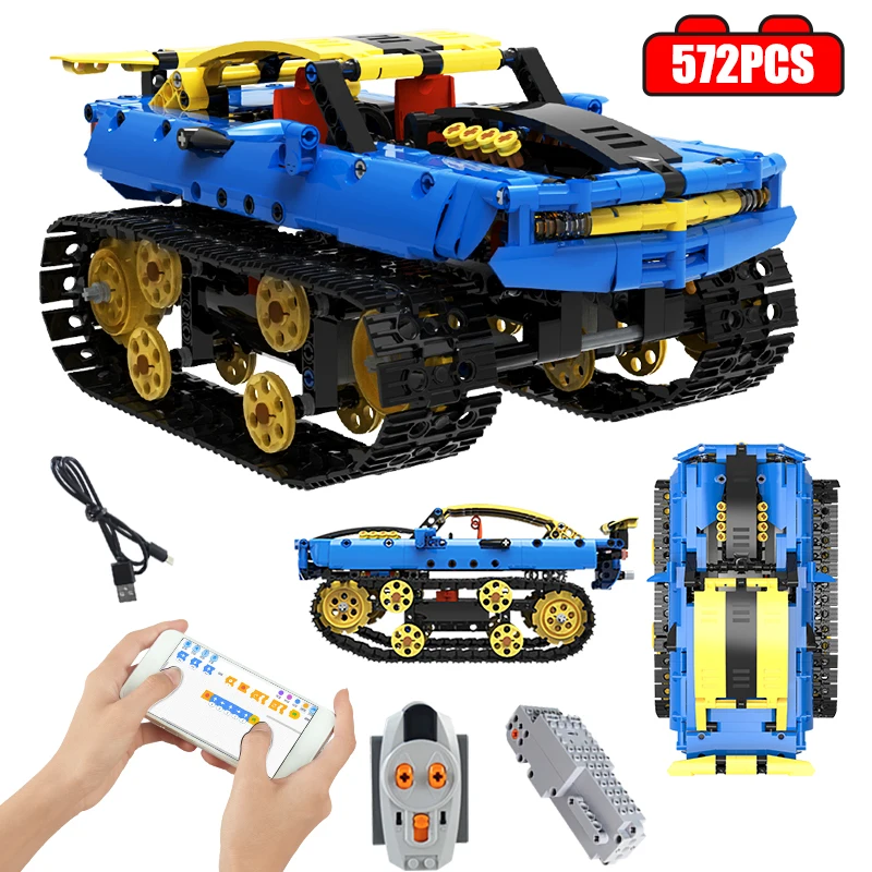 City APP Off-road RC Racing Car Building Blocks Electric Technical Remote Control Military Tank Vehicle Bricks Toys For Children
City APP Off-road RC Racing Car Building Blocks Electric Technical Remote Control Military Tank Vehicle Bricks Toys For Children