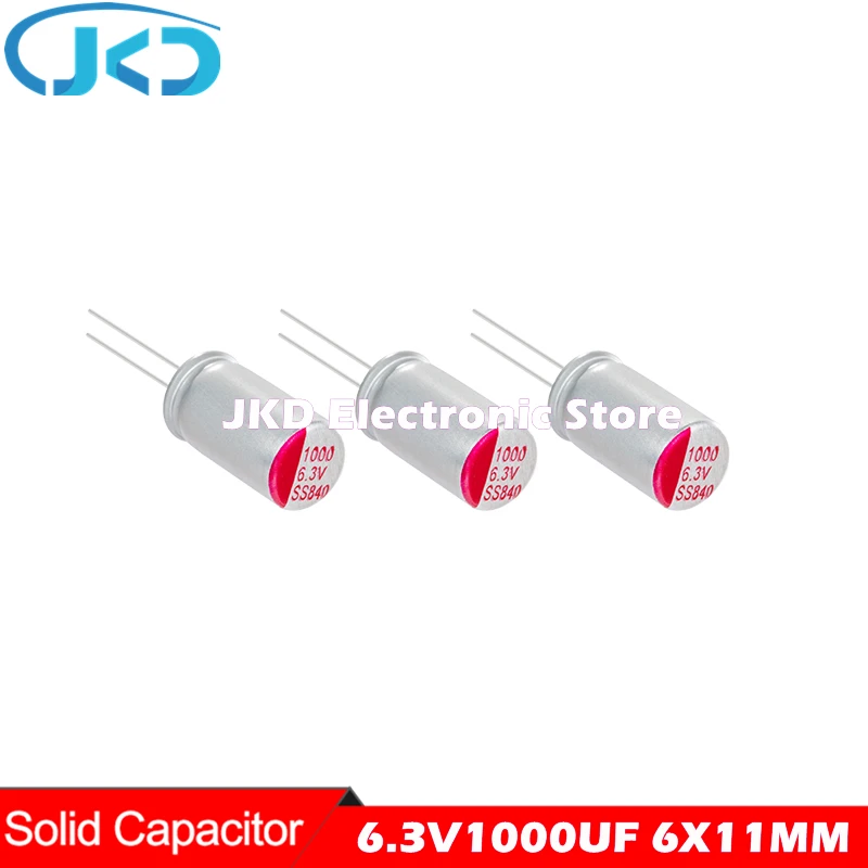 10 шт., 6,3 В, 1000 мкФ, 6*11 мм, новая видеокарта, твердый конденсатор с низким ESR, 1000 мкФ, 6,3 В, высокое качество
10 шт., 6,3 В, 1000 мкФ, 6*11 мм, новая видеокарта, твердый конденсатор с низким ESR, 1000 мкФ, 6,3 В, высокое качество