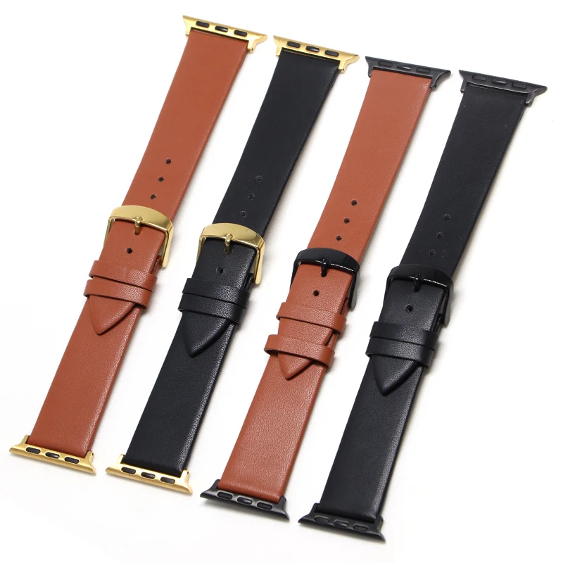 Ремешок кожаный для Apple Watch Band Series 5/3/2/1 спортивный браслет iwatch 4 42 мм 38 3