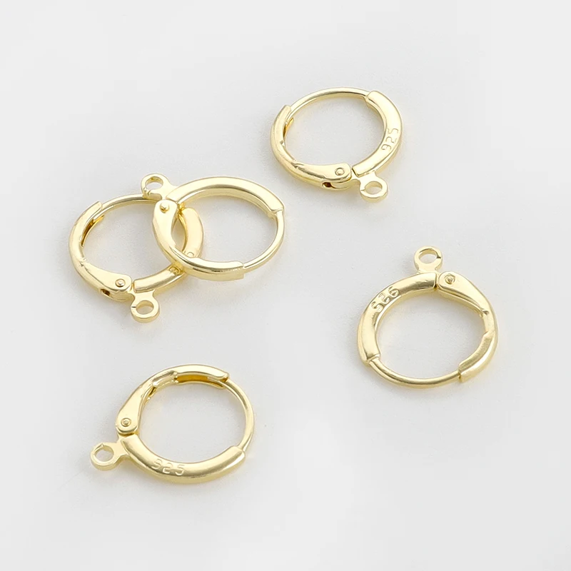 10PCS High Quality 14K Gold Color Brass Round Earrings Hoop Earring Clip Hole 1mm DIY Jewelry Making Crafts Material Findings
10PCS High Quality 14K Gold Color Brass Round Earrings Hoop Earring Clip Hole 1mm DIY Jewelry Making Crafts Material Findings