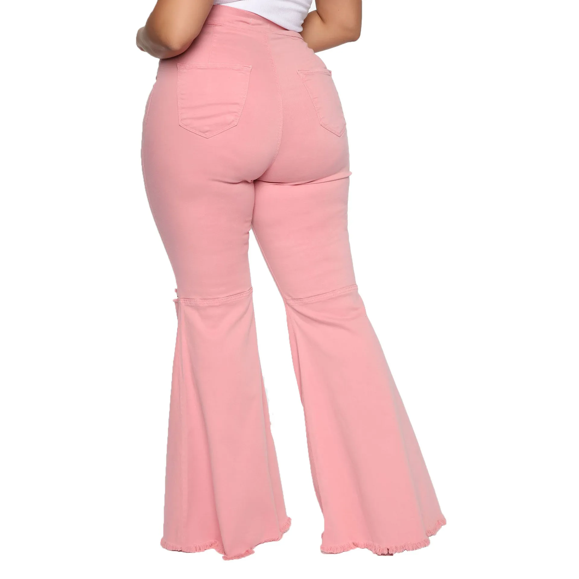 Big Beautiful Women Flare Jeans Pants Female Long Trousers Hole Bottoms Women High Waist Casual Plus Size Denim Pants
Big Beautiful Women Flare Jeans Pants Female Long Trousers Hole Bottoms Women High Waist Casual Plus Size Denim Pants