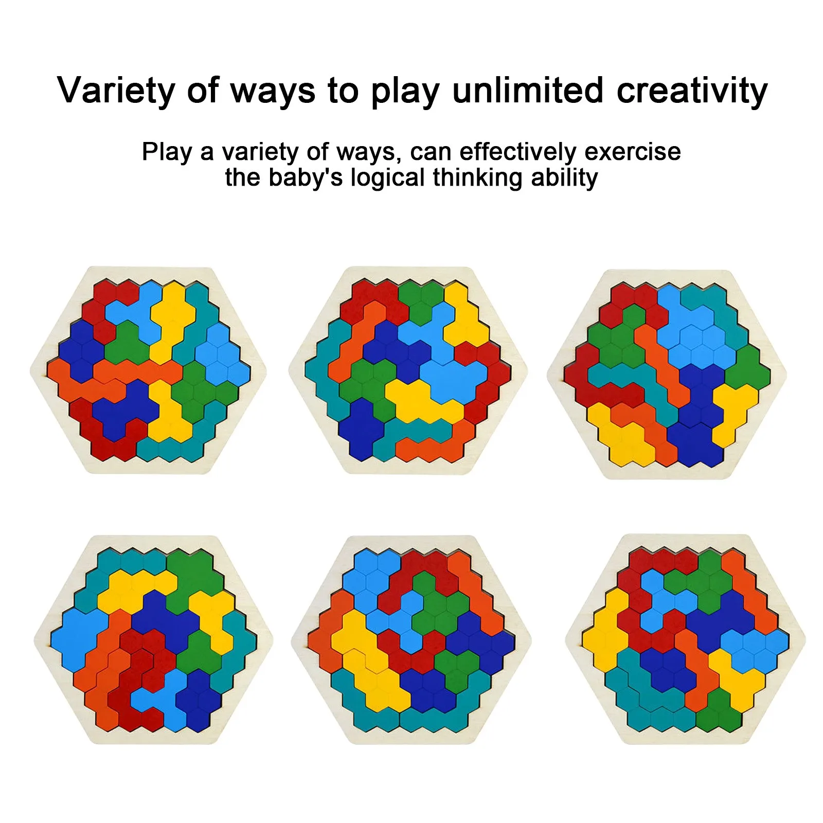Kids Puzzle Toy Wooden Hexagon Honeycomb Colorful Shapes Jigsaw Puzzles Clever Board Toys for Children Adults IQ Hexagon Puzzle
Kids Puzzle Toy Wooden Hexagon Honeycomb Colorful Shapes Jigsaw Puzzles Clever Board Toys for Children Adults IQ Hexagon Puzzle