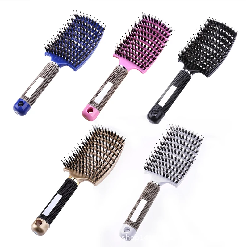Hair Scalp Massage Hairbrush Female Hair Scalp Massage Comb Bristle&nylon Hairbrush Wet Curly Detangle Hair Care Brush For Salon
Hair Scalp Massage Hairbrush Female Hair Scalp Massage Comb Bristle&nylon Hairbrush Wet Curly Detangle Hair Care Brush For Salon