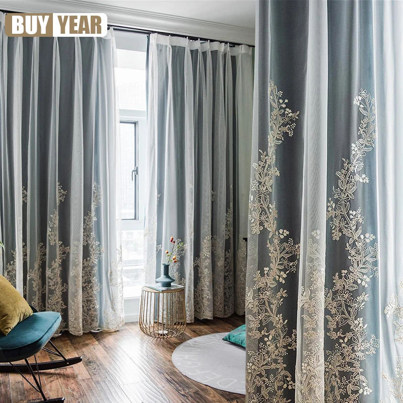 Elegance Decoration Curtains Blue/pink/beige Tulle Curtains for Living Room Romantic Bedroom Window Curtain Layers
Elegance Decoration Curtains Blue/pink/beige Tulle Curtains for Living Room Romantic Bedroom Window Curtain Layers
