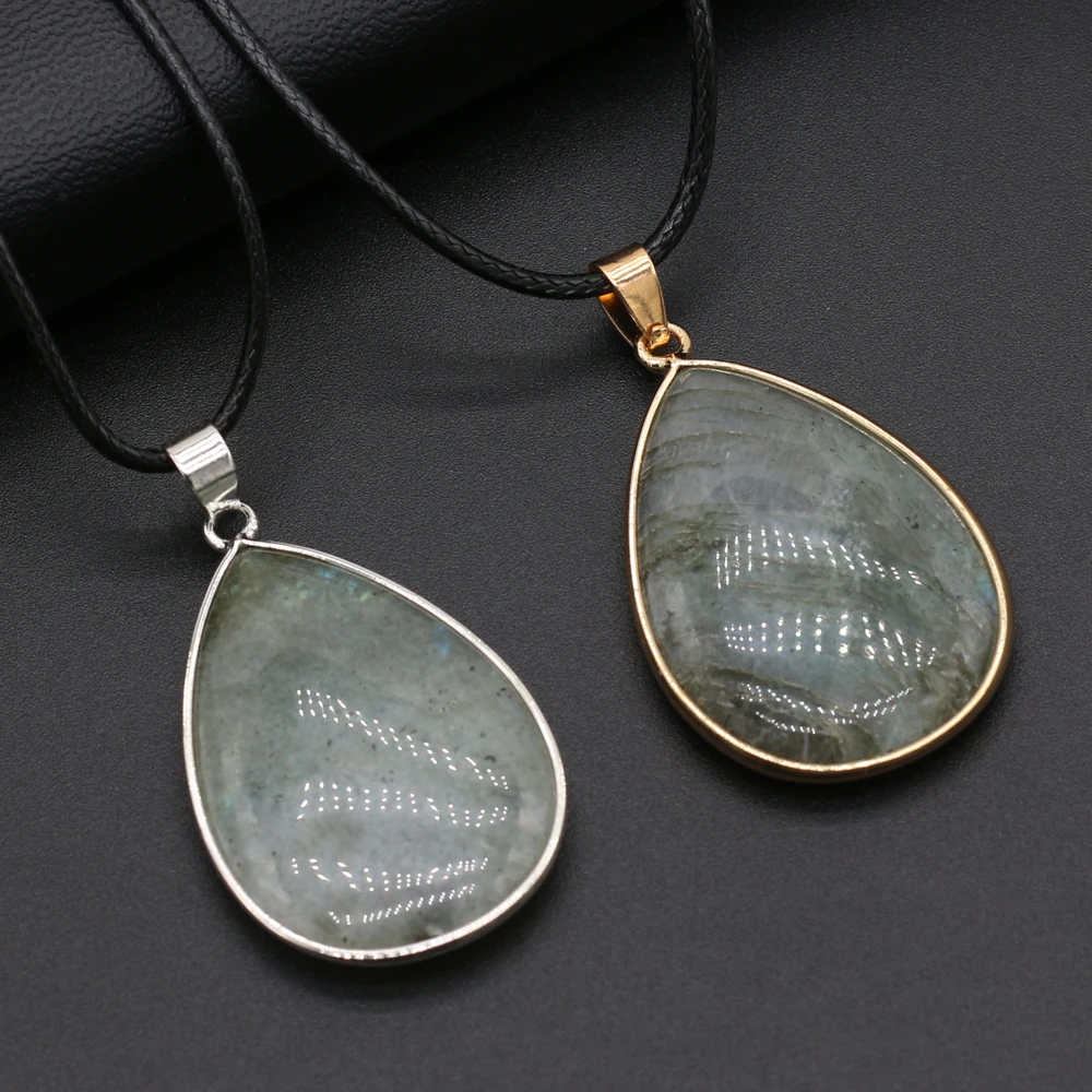 2021 Natural Flash Labradorites Pendant Necklace Agates Stone Pendant Necklace Water Drop Shape Charms for Jewerly Gift 23x34mm
2021 Natural Flash Labradorites Pendant Necklace Agates Stone Pendant Necklace Water Drop Shape Charms for Jewerly Gift 23x34mm