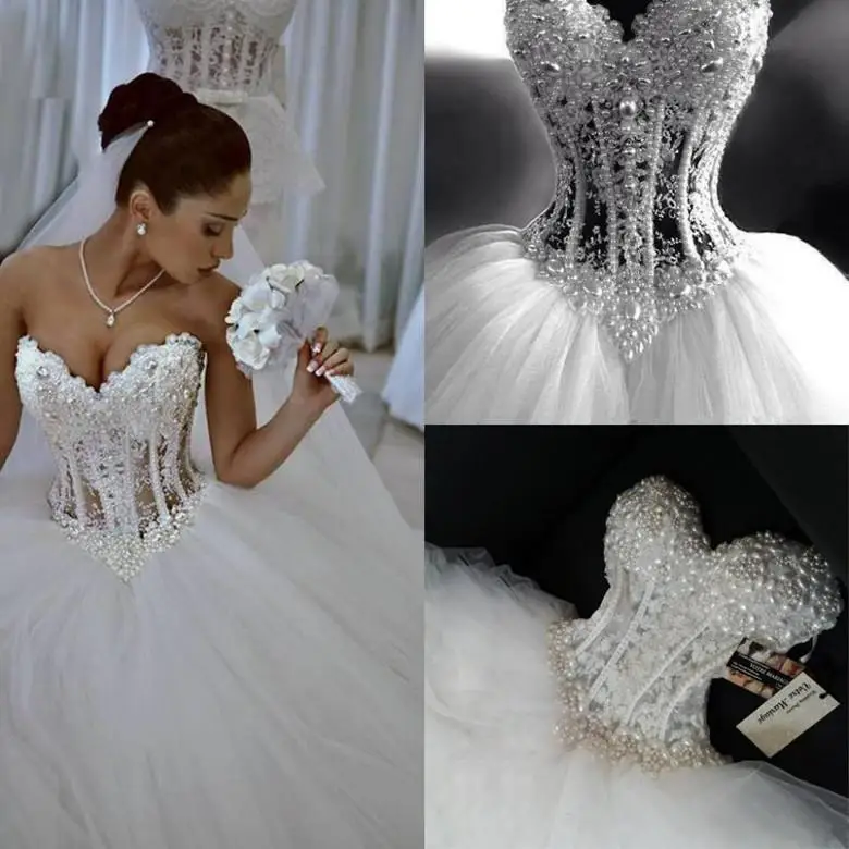 Tulle Princess Bridal Gown Sparkly Tulle Puffy Skirt Corset Wedding Dress With Beading Sweetheart robe 2023
Tulle Princess Bridal Gown Sparkly Tulle Puffy Skirt Corset Wedding Dress With Beading Sweetheart robe 2023