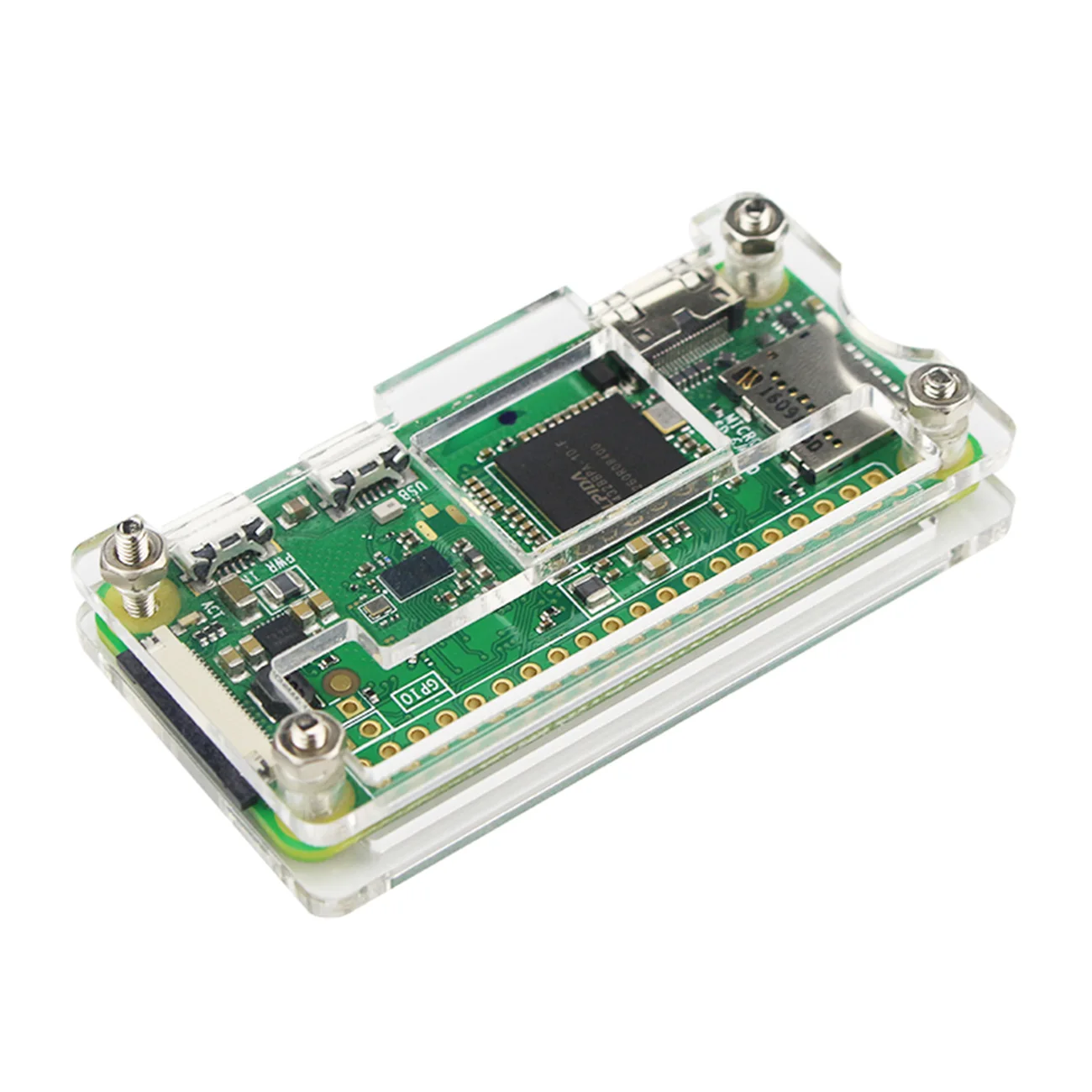 Raspberry Pi Zero W Wireless Acrylic Case With Heat Sink Clear Black Enclosure Blue Box For RPI Zero W Wireless
Raspberry Pi Zero W Wireless Acrylic Case With Heat Sink Clear Black Enclosure Blue Box For RPI Zero W Wireless