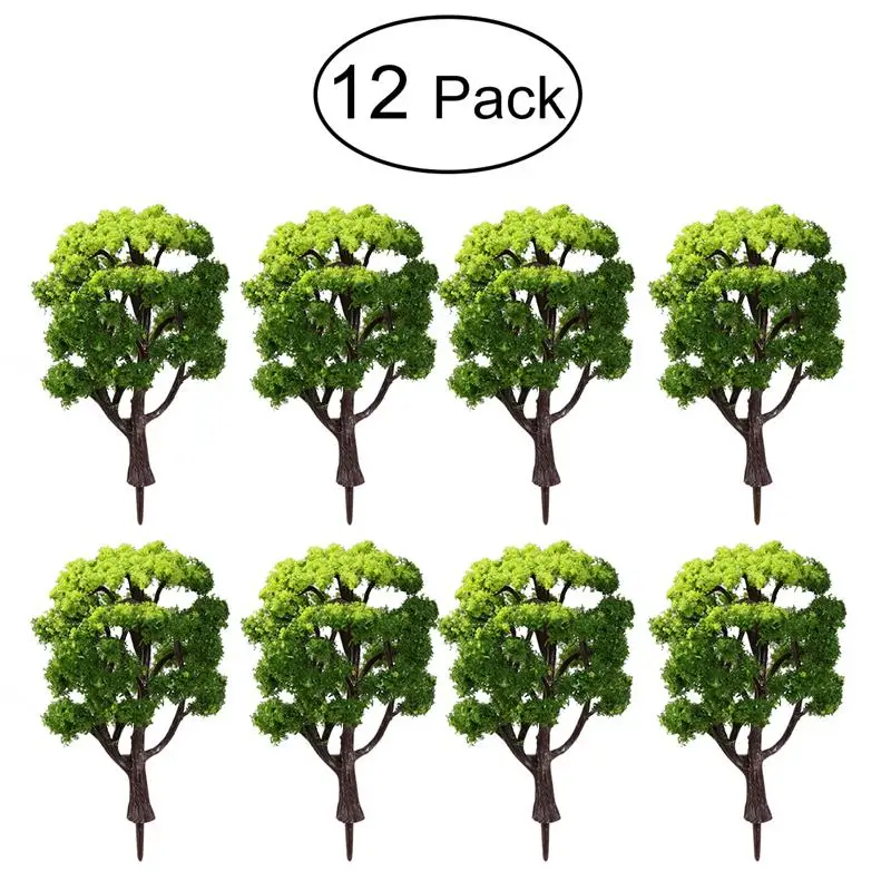 12pcs 1:50 Train Scenery Landscape Model Trees Figurines Miniatures Decoration Crafts Home Decor
12pcs 1:50 Train Scenery Landscape Model Trees Figurines Miniatures Decoration Crafts Home Decor