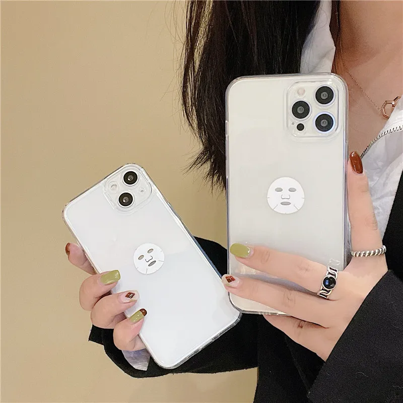 Funny Facial Mask Clear Phone Case For iPhone 13 12 11 Pro Max 7 8 Plus XR X XS Max Transparent Soft TPU Back Cover
Funny Facial Mask Clear Phone Case For iPhone 13 12 11 Pro Max 7 8 Plus XR X XS Max Transparent Soft TPU Back Cover