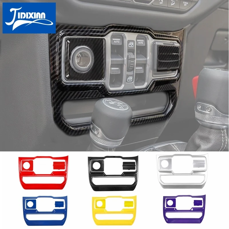 JIDIXIAN Car Window Button Cigarette Lighter USB Socket Decoration Sticker for Jeep Wrangler JL Gladiator JT 2018 2019 2020 2021
JIDIXIAN Car Window Button Cigarette Lighter USB Socket Decoration Sticker for Jeep Wrangler JL Gladiator JT 2018 2019 2020 2021