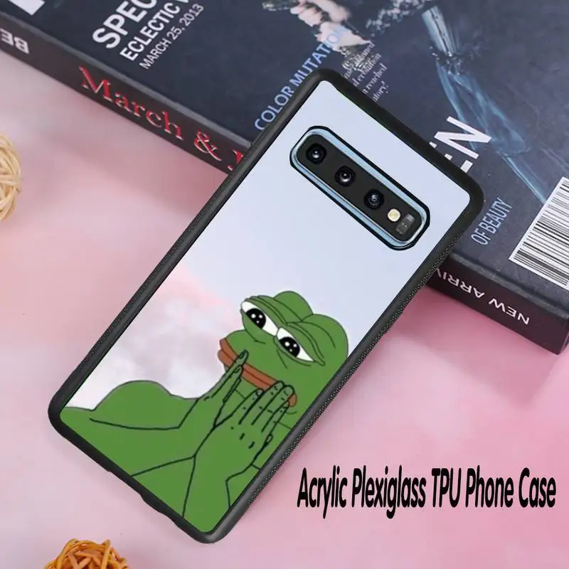 Sad Frog pepe meme Phone Case Acrylic Plexiglass TPU For Samsung Galaxy S8 S9 S10 s10e S20 PLUS ULTRA S6edge
Sad Frog pepe meme Phone Case Acrylic Plexiglass TPU For Samsung Galaxy S8 S9 S10 s10e S20 PLUS ULTRA S6edge