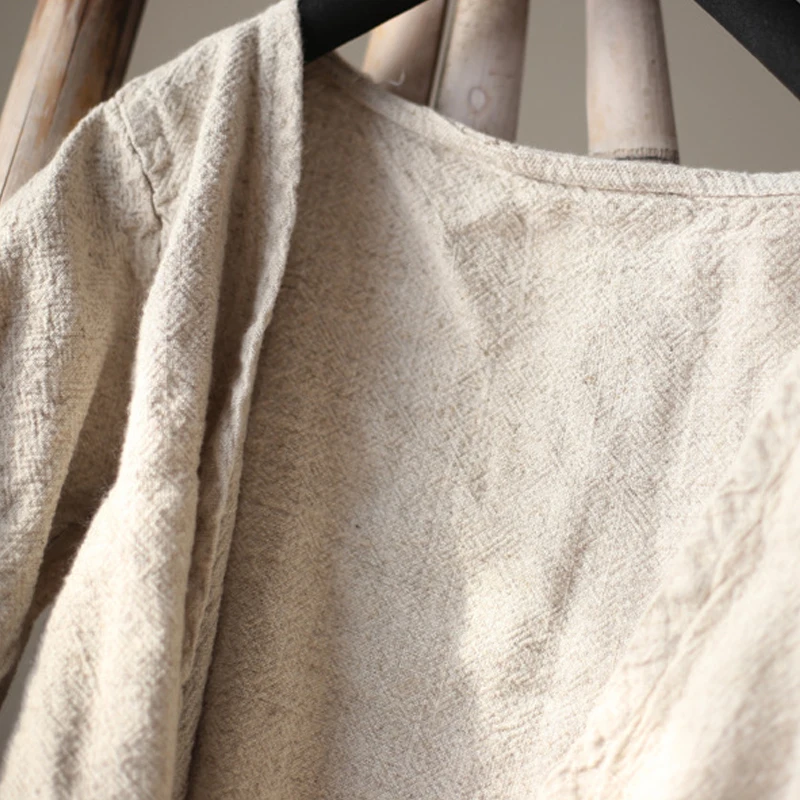 Women Linen Coats Belt V-Neck Seven Sleeve 2021 Autumn New Vintage Jackets Loose Casual Tops Chinese Style Coats Brief
Women Linen Coats Belt V-Neck Seven Sleeve 2021 Autumn New Vintage Jackets Loose Casual Tops Chinese Style Coats Brief