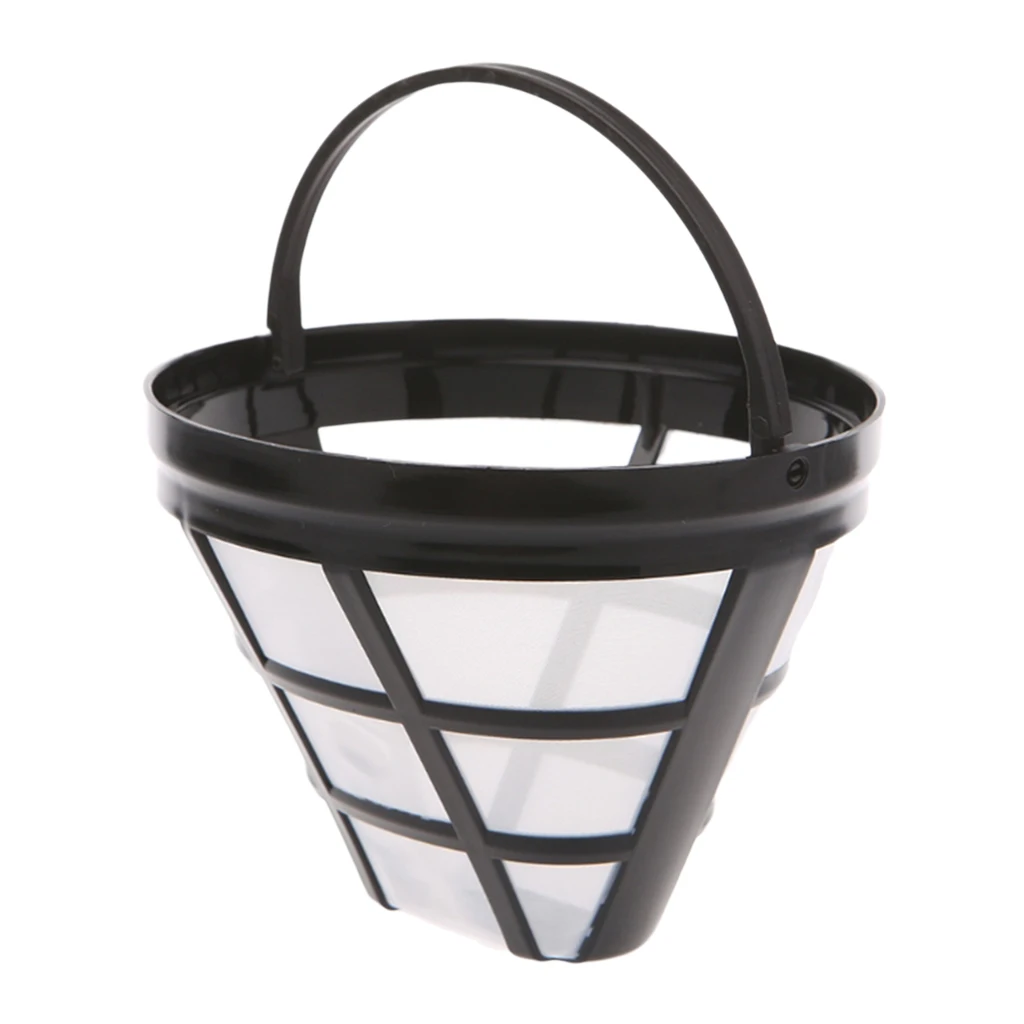 Reusable Cup Basket Coffee Filter, fits Coffee Makers and Brewers, Replace Reusable Coffee Filter, BPA Free Strainer Mesh
Reusable Cup Basket Coffee Filter, fits Coffee Makers and Brewers, Replace Reusable Coffee Filter, BPA Free Strainer Mesh
