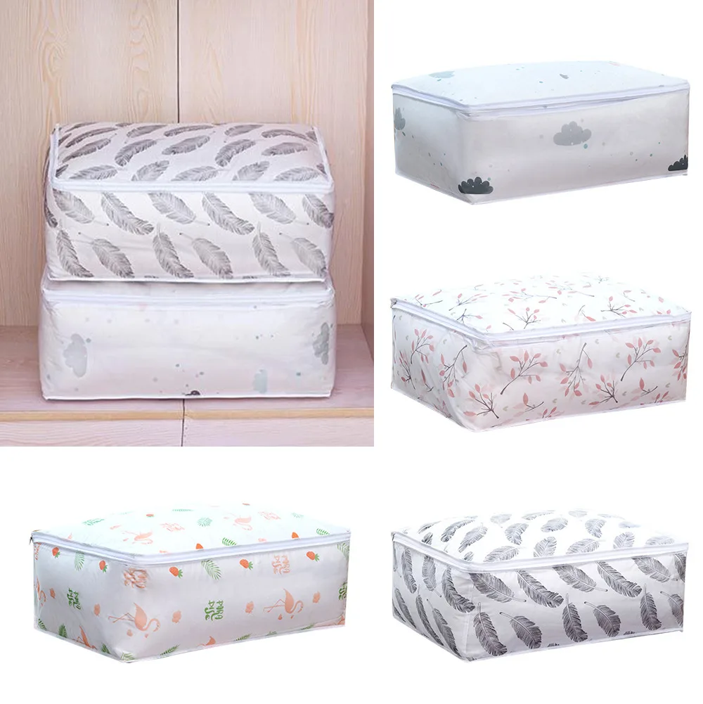 Multifunctional Foldable Quilt Storage Bag Feather Printing Home Clothes Quilt Pillow Blanket Storage Bag Travel Luggage Storage
Multifunctional Foldable Quilt Storage Bag Feather Printing Home Clothes Quilt Pillow Blanket Storage Bag Travel Luggage Storage