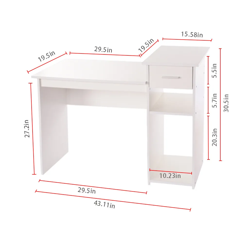 Heavy Duty Wooden Computer Desk with Drawers and Hutches Home Office Study Writing Small Desk for Dormitory Bedroom Living Room
Heavy Duty Wooden Computer Desk with Drawers and Hutches Home Office Study Writing Small Desk for Dormitory Bedroom Living Room