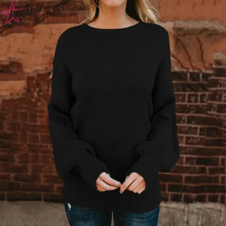 2020 SpringFall Fashion Women Sweaters New Sexy Open-back Cut Out Sweater Bow Spot Sweater Women Pullover And Jumpers Oneck
2020 SpringFall Fashion Women Sweaters New Sexy Open-back Cut Out Sweater Bow Spot Sweater Women Pullover And Jumpers Oneck