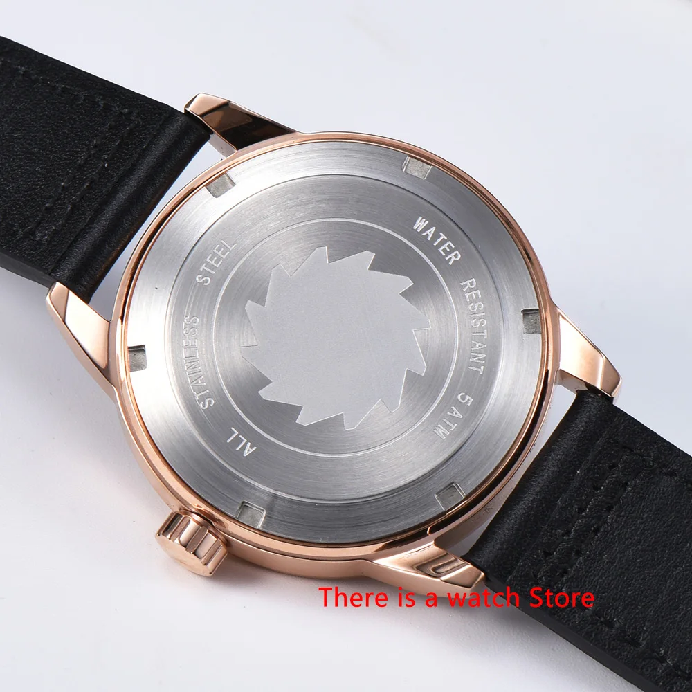 Corgeut 41mm Black Dial Luminous Mens Automatic Mechanical Wristwatch Men Waterproof Calendar Sapphire Leather Strap Watch
Corgeut 41mm Black Dial Luminous Mens Automatic Mechanical Wristwatch Men Waterproof Calendar Sapphire Leather Strap Watch