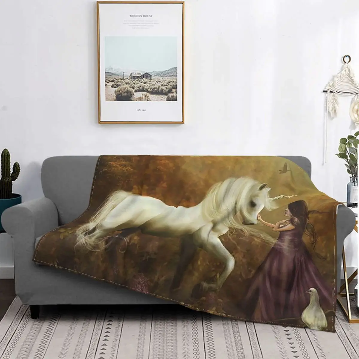Beautiful Girl Dream Blanket Flannel Plush Print Ladies and Unicorn Warm Blanket Bed Office Quilt
Beautiful Girl Dream Blanket Flannel Plush Print Ladies and Unicorn Warm Blanket Bed Office Quilt
