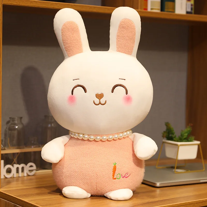 Cute Smiley Face Pearl Rabbit Doll Children Doll Plush Toys Gifts
Cute Smiley Face Pearl Rabbit Doll Children Doll Plush Toys Gifts