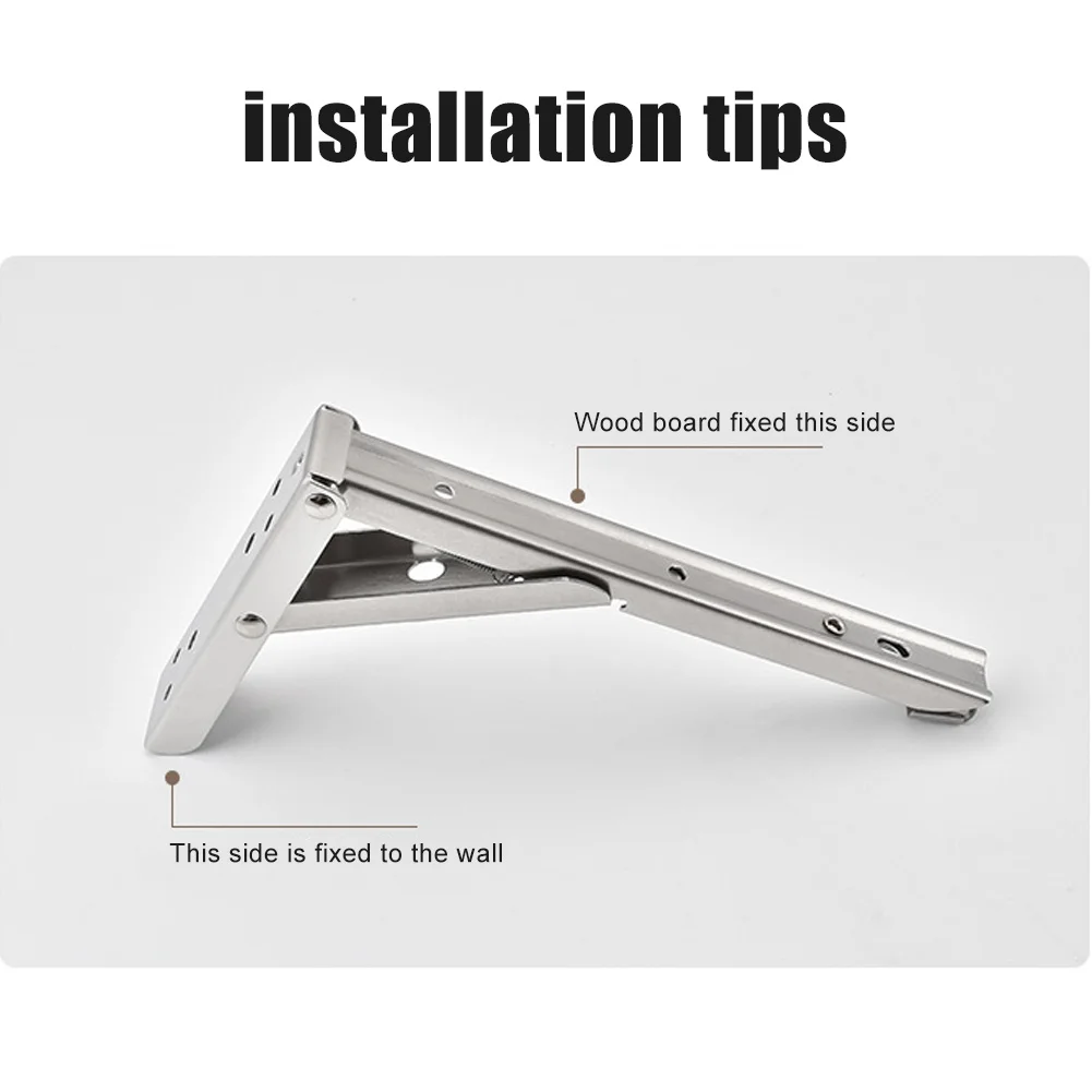Stainless Steel Wall Mount Triangular Storage Shelf Folding Bracket Strong Load-bearing Rack Bathroom Shelves Bathroom Hardware
Stainless Steel Wall Mount Triangular Storage Shelf Folding Bracket Strong Load-bearing Rack Bathroom Shelves Bathroom Hardware