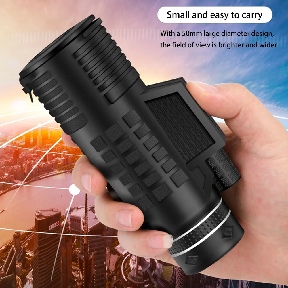 50x60 Mobile Phone Single-tube Binoculars High Clear-looking Glasses Outdoor with Clear Visual Effect
50x60 Mobile Phone Single-tube Binoculars High Clear-looking Glasses Outdoor with Clear Visual Effect