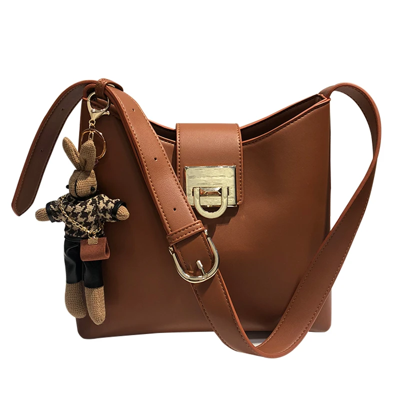 High Quality High Capacity Bucket Bag Womens Armpit Design Shoulder Bag Soft Handle PU Leather Handbag Vintage Crossbody Bags
High Quality High Capacity Bucket Bag Womens Armpit Design Shoulder Bag Soft Handle PU Leather Handbag Vintage Crossbody Bags