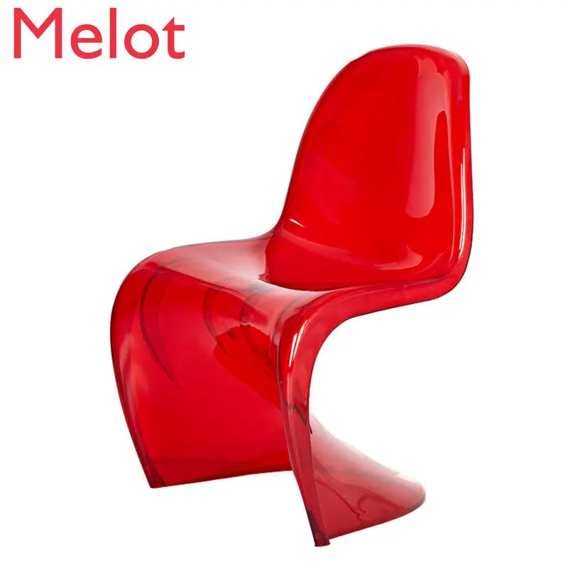 High-End Luxury Creative S Chair Transparent Chair Modern Minimalist Coffee Chair Crystal Acrylic Plastic Dining Chair
High-End Luxury Creative S Chair Transparent Chair Modern Minimalist Coffee Chair Crystal Acrylic Plastic Dining Chair