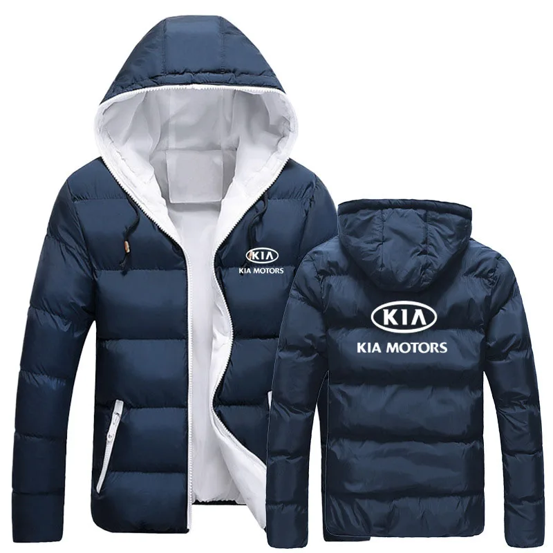 Fashion Men's Zip Jacket KIA Car Logo Autumn Winter Casual Plus velvet thickening Keep warm Cotton High Quality Men's jacket
Fashion Men's Zip Jacket KIA Car Logo Autumn Winter Casual Plus velvet thickening Keep warm Cotton High Quality Men's jacket