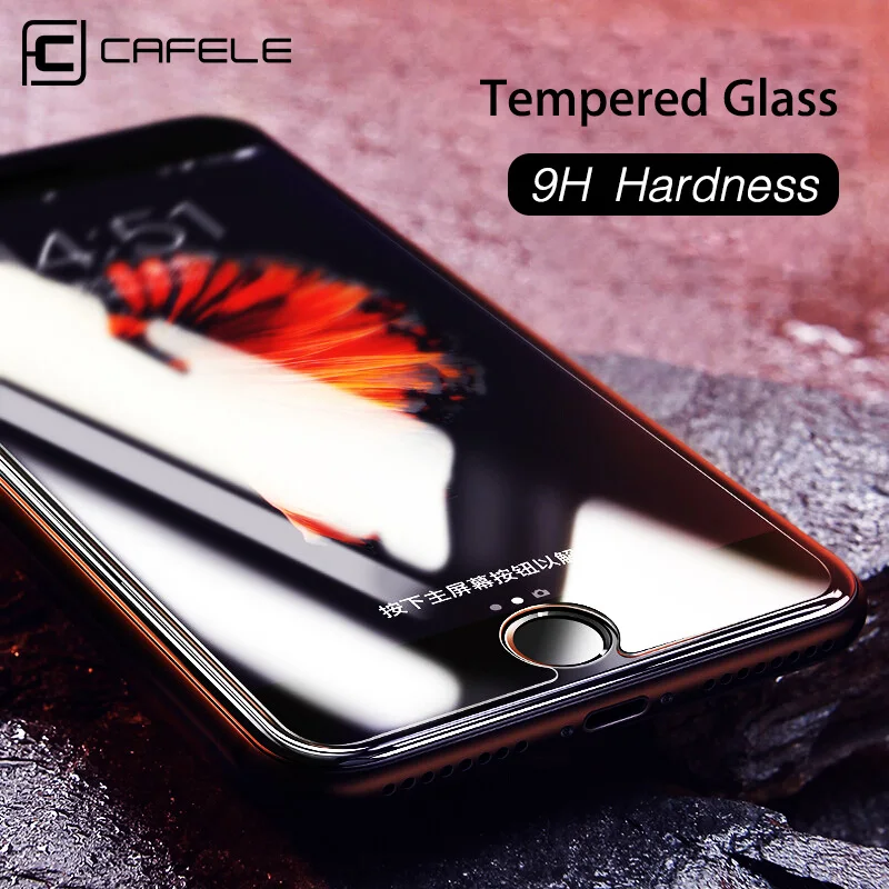 Закаленное стекло Cafele для iPhone 11 Pro Max XS MAX X XR 8 7 6 6s Plus HD прозрачная защитная пленка