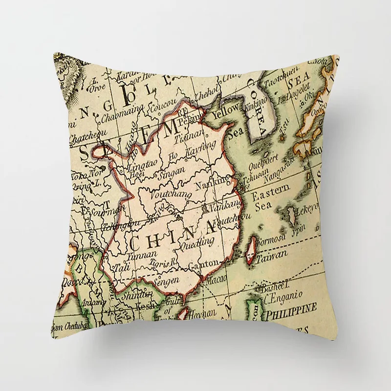 Vintage map Cushion Covers 45*45 Pillowcase Cushions Sofa Polyester Pillow cojines Cover cuscini decorativi pillows decor home
Vintage map Cushion Covers 45*45 Pillowcase Cushions Sofa Polyester Pillow cojines Cover cuscini decorativi pillows decor home