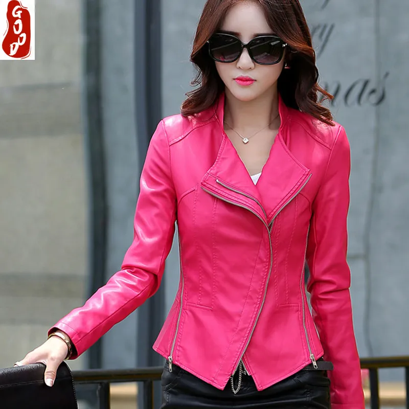 Leather Jacket Women Spring Autumn Winter 2021 New Leather Coat Women Short Motorcycle Leather Clothing Female Outerwear 
Leather Jacket Women Spring Autumn Winter 2021 New Leather Coat Women Short Motorcycle Leather Clothing Female Outerwear
