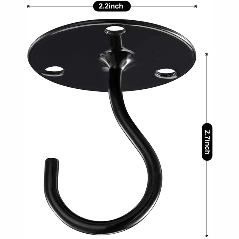 2PCS/4PCS Metal Ceiling Hook Wall Mounted Ceiling Hooks For Outdoor Hanging Plants Lanterns Flower Pots Lights For Home
2PCS/4PCS Metal Ceiling Hook Wall Mounted Ceiling Hooks For Outdoor Hanging Plants Lanterns Flower Pots Lights For Home