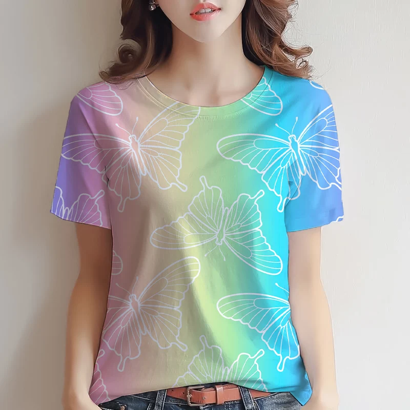 Butterfly 3D Print T Shirt Daily Tops Women Fashion T Shirt Funny Shirt Plus Size 2XS-4XL
Butterfly 3D Print T Shirt Daily Tops Women Fashion T Shirt Funny Shirt Plus Size 2XS-4XL