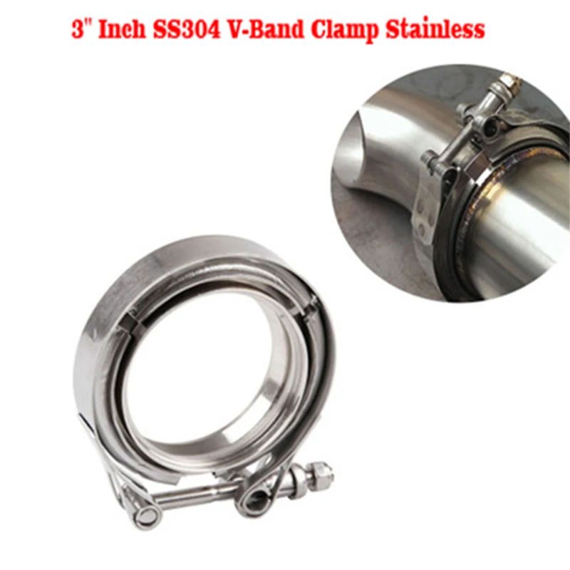 3'' Inch SS304 V-Band Clamp Stainless Steel M/F 3 v band Turbo Exhaust Downpipe
3'' Inch SS304 V-Band Clamp Stainless Steel M/F 3 v band Turbo Exhaust Downpipe
