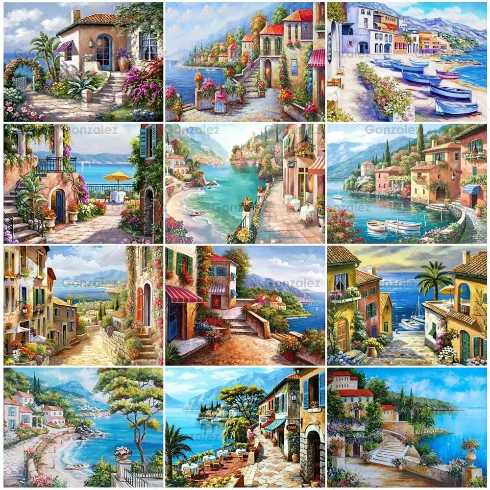 Seaside Town Scenery Diy Diamond Painting Full Display Drill Embroidery Cross Stitch Art Kit Wall Mosaic Home Decoration Gifts
Seaside Town Scenery Diy Diamond Painting Full Display Drill Embroidery Cross Stitch Art Kit Wall Mosaic Home Decoration Gifts