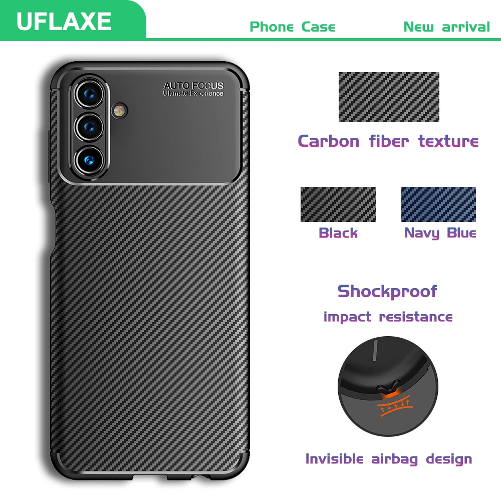 Soft Silicone Case for Samsung Galaxy A03S A03 Samsung A13 5G Carbon Fiber Texture Back Cover Shockproof Casing
Soft Silicone Case for Samsung Galaxy A03S A03 Samsung A13 5G Carbon Fiber Texture Back Cover Shockproof Casing