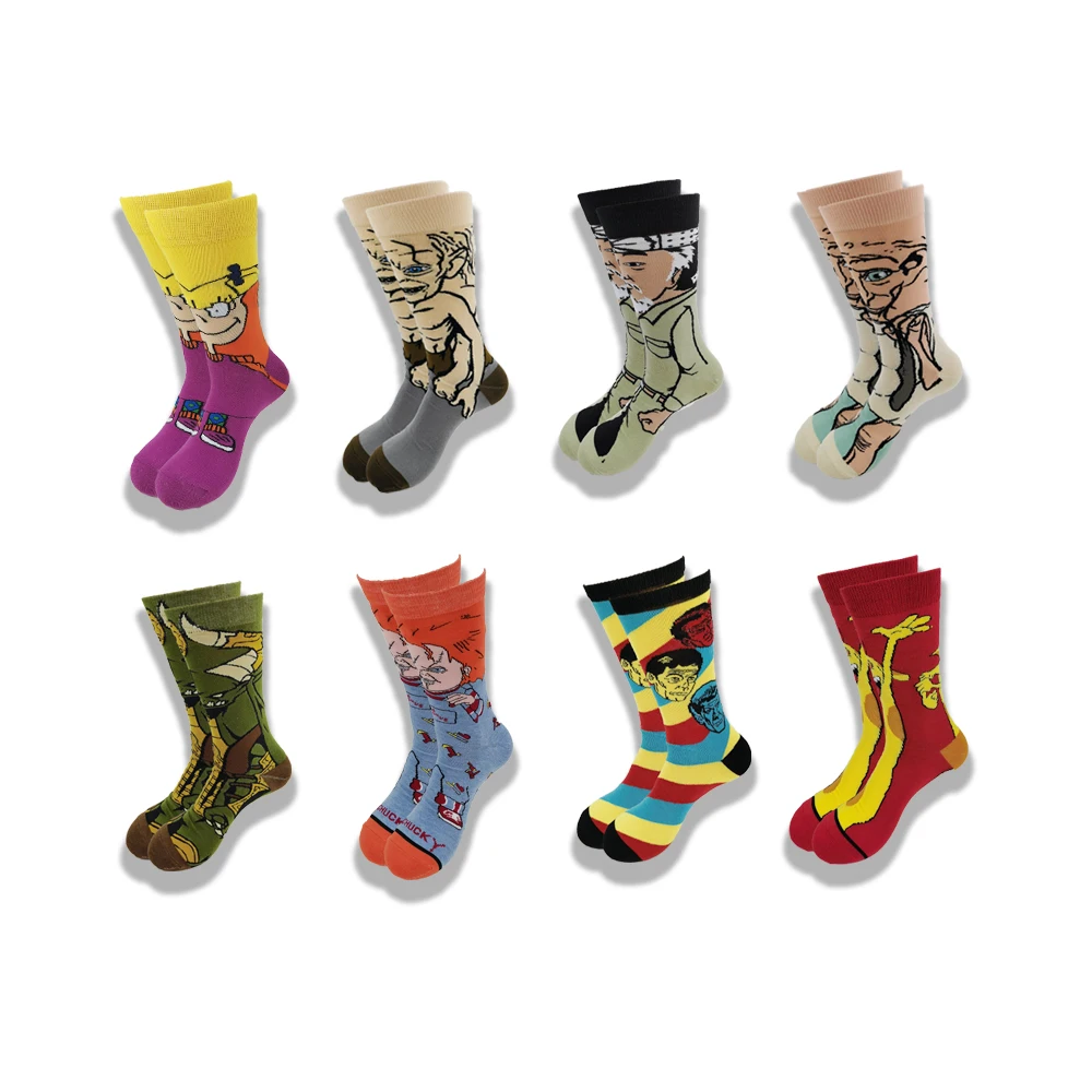 A Pair of Anime Cartoon Street Style Hip-Hop Personality Novelty Khmer Quality Warm Men's and Women's Socks in the Tube Socks
A Pair of Anime Cartoon Street Style Hip-Hop Personality Novelty Khmer Quality Warm Men's and Women's Socks in the Tube Socks