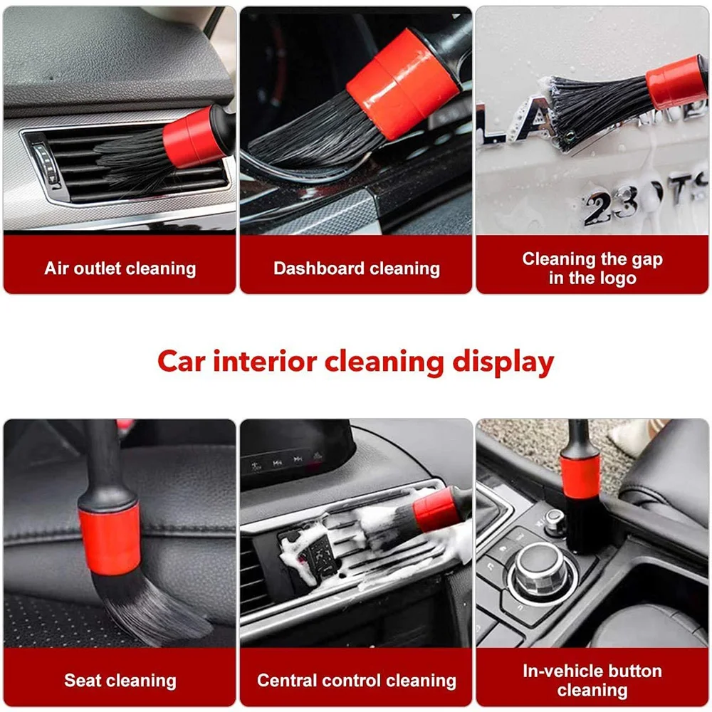 12pcs Car Cleaning Detailing Set Truck Vehicle Auto Wheel Rims Clean Brush Set Dashboard Air Outlet Wash Dirt Dust Clean Tools
12pcs Car Cleaning Detailing Set Truck Vehicle Auto Wheel Rims Clean Brush Set Dashboard Air Outlet Wash Dirt Dust Clean Tools