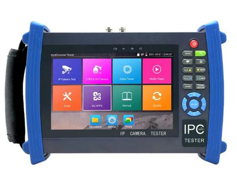 4K 7 "1920*1200 IPC монитор камеры CCTV Тест er 4MP CVBS аналоговый сенсорный экран с IP HDMI 8G wifi