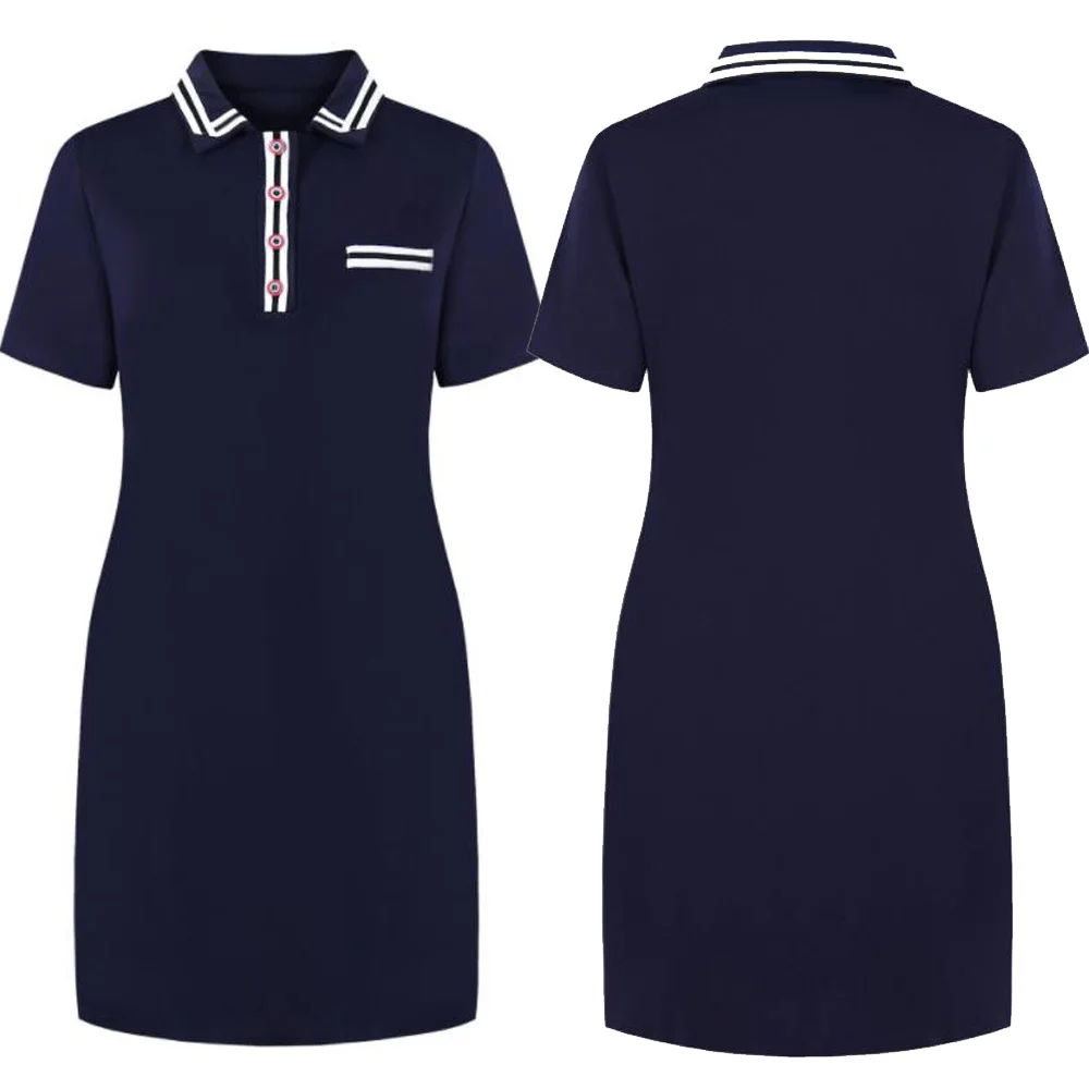 New Polo 2021 Navy Blue Party Elegant Dress T Shirt Summer Mini Women Slim Casual Cotton Robe Ete Femme Tshirt Short Vestidos
New Polo 2021 Navy Blue Party Elegant Dress T Shirt Summer Mini Women Slim Casual Cotton Robe Ete Femme Tshirt Short Vestidos
