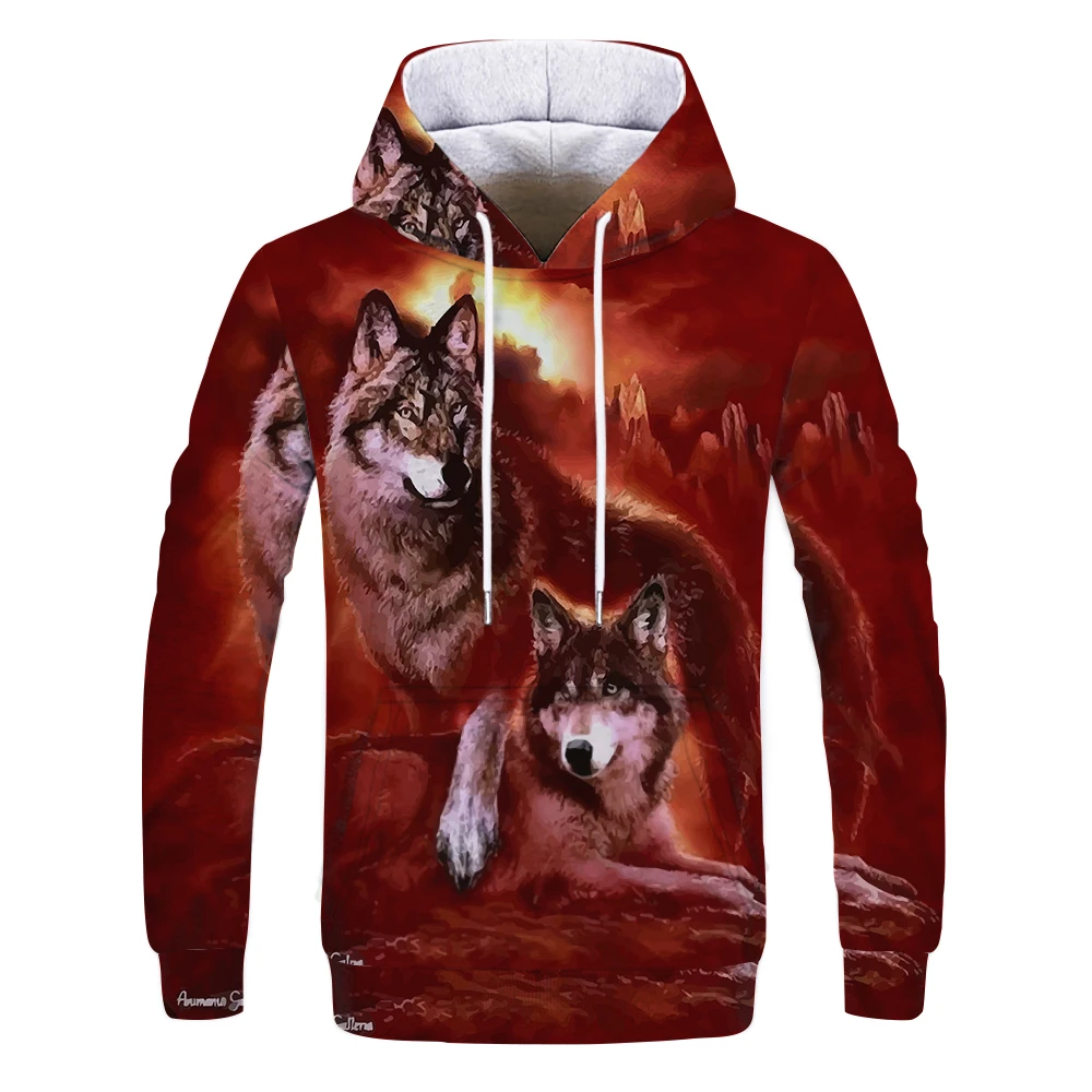 Forest animal hungry wolf 3D printing fashion new casual men's hoodie plus velvet sports hoodie street men's clothing
Forest animal hungry wolf 3D printing fashion new casual men's hoodie plus velvet sports hoodie street men's clothing