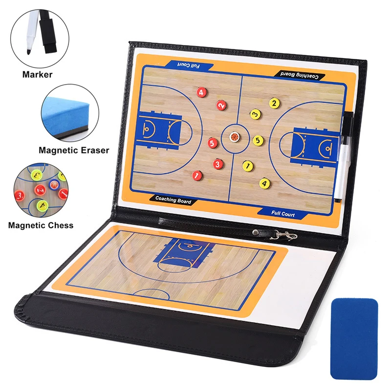 Basketball Foldable Magnetic Tactic Board Portable Training Assistant Equipment Clipboard Coaching Teaching Board Basketball Gam
Basketball Foldable Magnetic Tactic Board Portable Training Assistant Equipment Clipboard Coaching Teaching Board Basketball Gam
