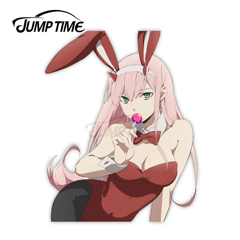 Время скачка 13x12 3 см для Darling in the Franxx Zero Two водонепроницаемый автомобильный стикер