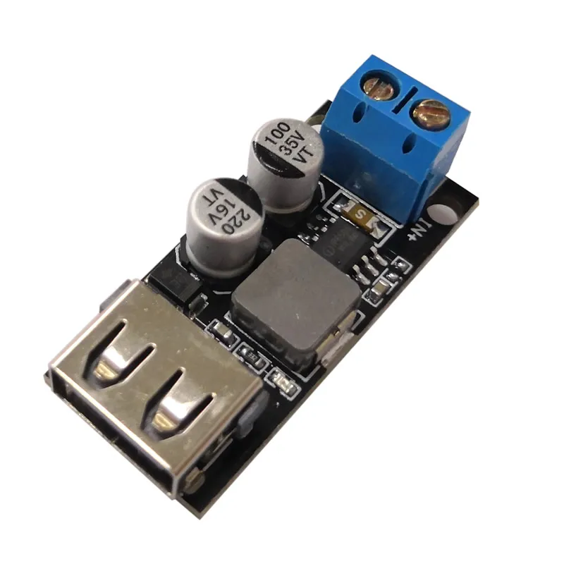 DC-DC понижающий модуль 12V24V для QC3.0 Быстрая зарядка через USB, мобильный телефон зарядная плата
DC-DC понижающий модуль 12V24V для QC3.0 Быстрая зарядка через USB, мобильный телефон зарядная плата