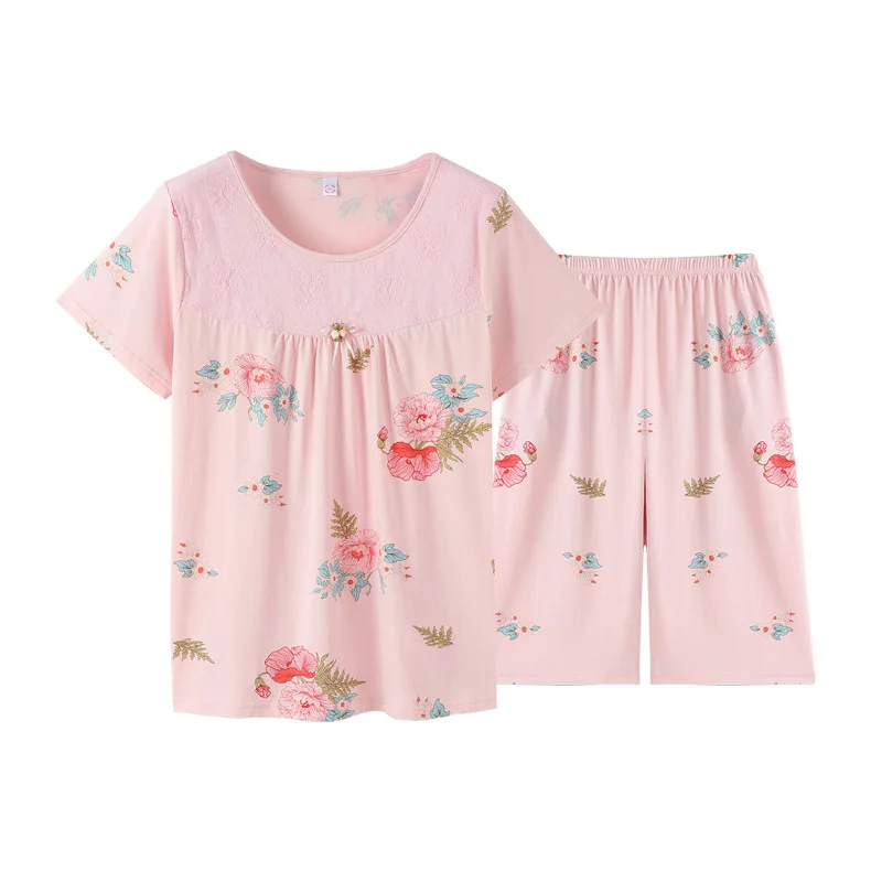 plus size pajama pajamas for women Modal pajamas women summer short-sleeved cropped pants two-piece suit thin home pajamas
plus size pajama pajamas for women Modal pajamas women summer short-sleeved cropped pants two-piece suit thin home pajamas
