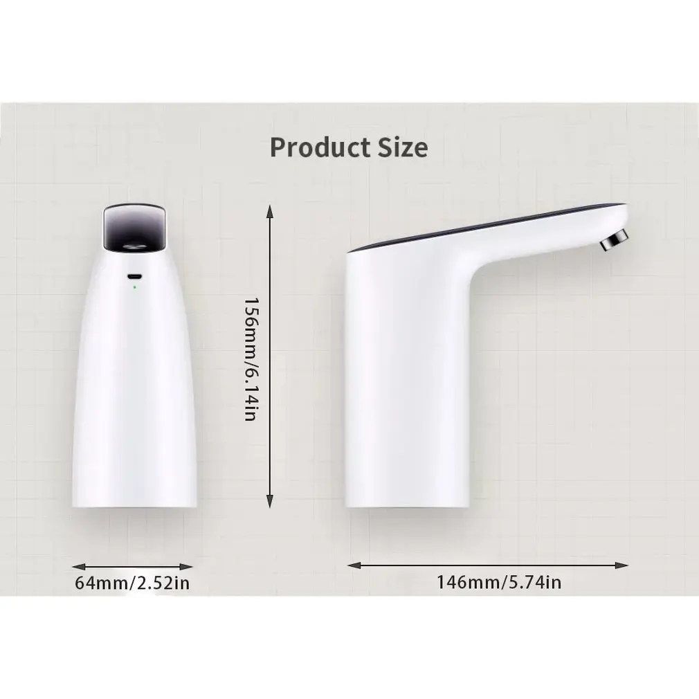 Automatic USB Mini Touch Switch Water Pump Wireless Rechargeable Electric Dispenser Water Pump With USB Cable
Automatic USB Mini Touch Switch Water Pump Wireless Rechargeable Electric Dispenser Water Pump With USB Cable