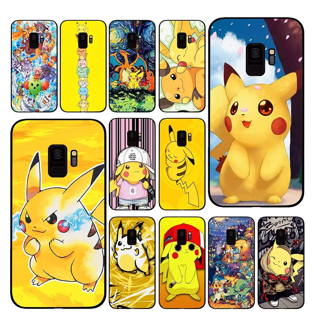 Cute Pikachue Anime For Samsung Galaxy A6 A8 Plus A7 A9 2018 A5 2017 18 J530 J7 J8 | Мобильные телефоны и аксессуары