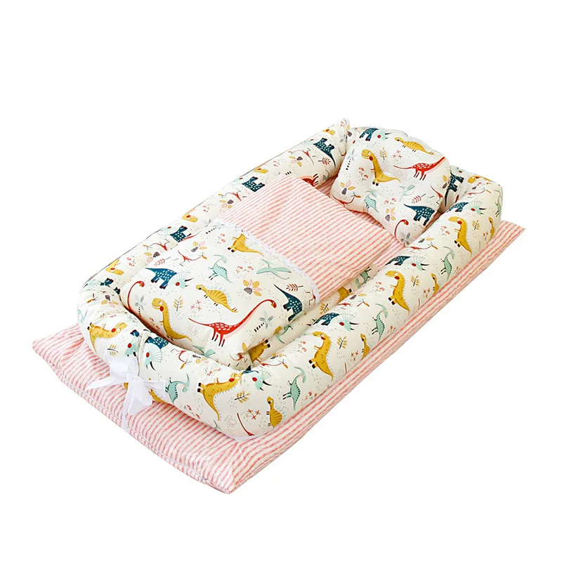 Baby Crib Newborn Baby Nest Bed Portable Crib Travel Bed Baby Bumper with Pillow Cushion Comfortable Cradle YHM055
Baby Crib Newborn Baby Nest Bed Portable Crib Travel Bed Baby Bumper with Pillow Cushion Comfortable Cradle YHM055